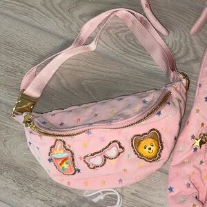 Stoney Clover Lane Park and Beach Fanny Bag 3 Patches Sunglasses Dog Soda